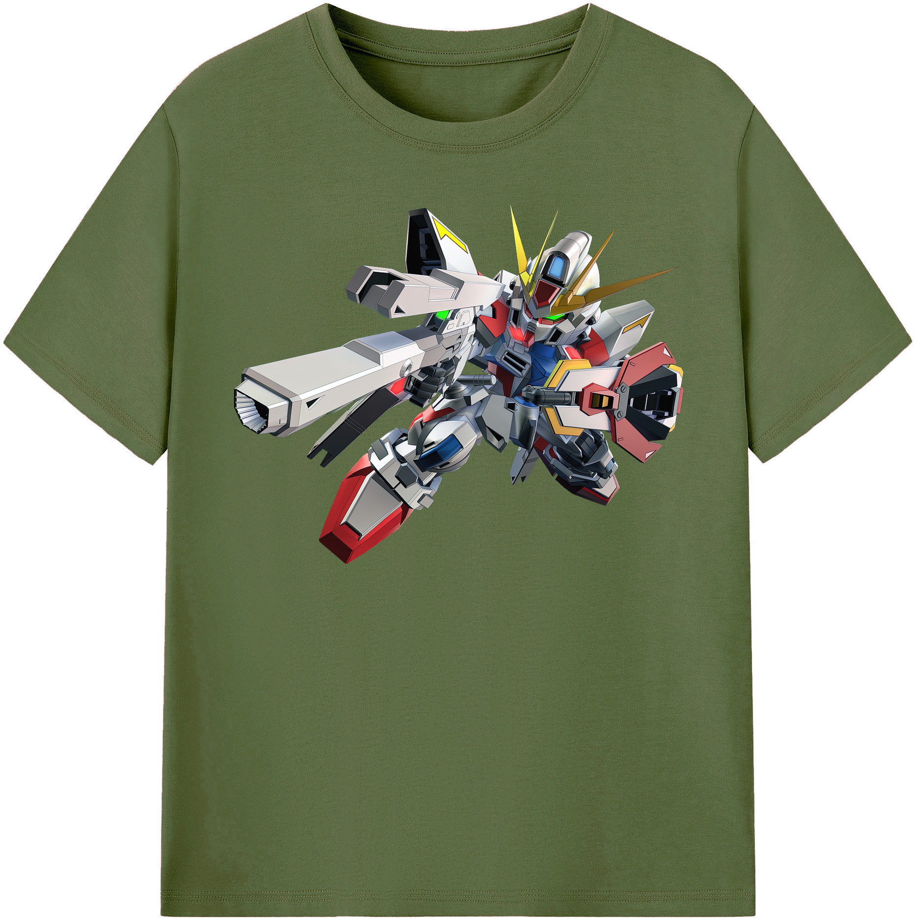 （画像用） 機動戦士ガンダム Mobile Suit Gundam 綿100％半袖Tシャツ（フロントプリント）